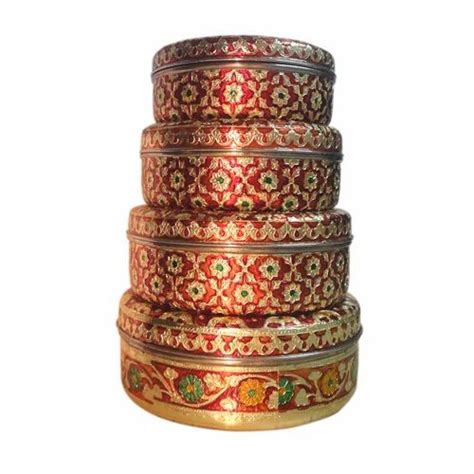 meenakari steel boxes in vidyanagar gujarat|meenakari decorative box .